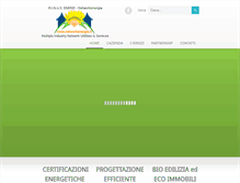 Tablet Screenshot of networkenergia.it